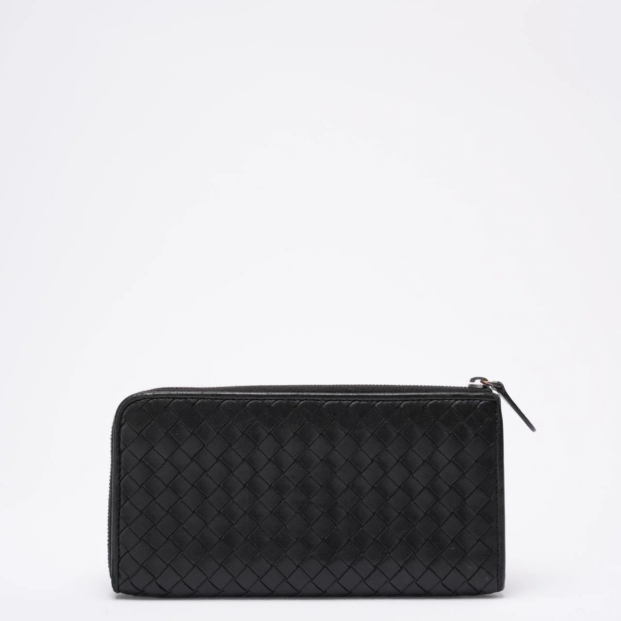 Bottega Veneta Black Long Wallet