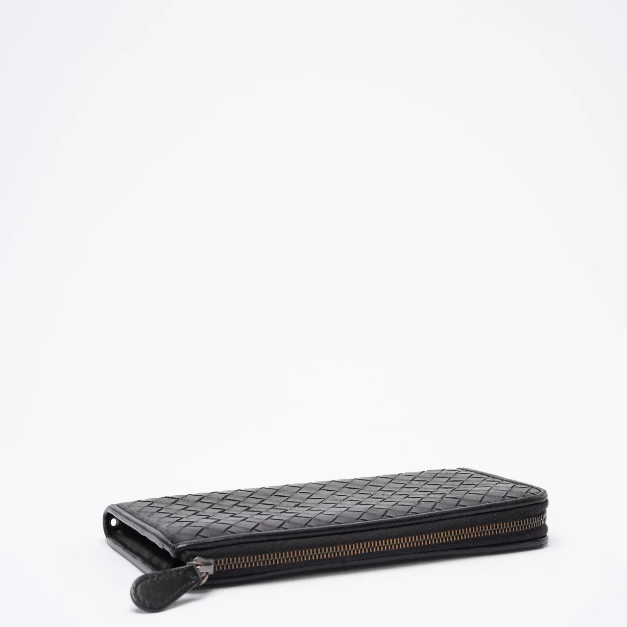 Bottega Veneta Black Long Wallet
