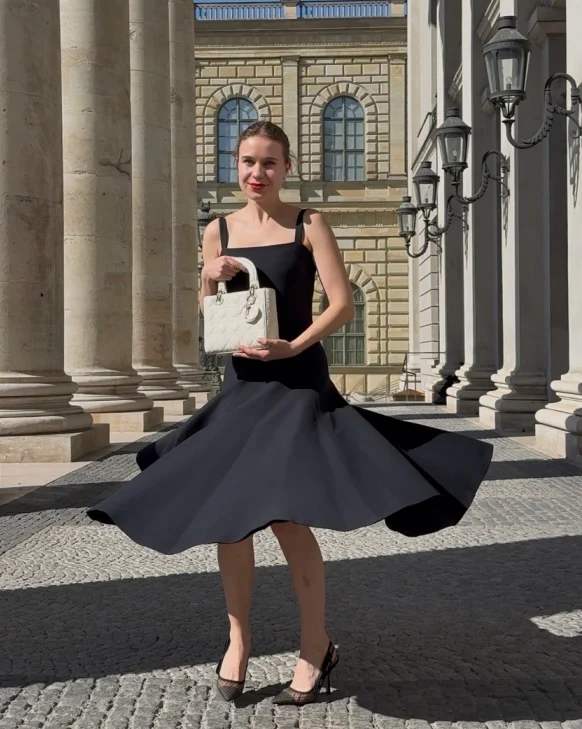 Christian Dior Small Lady Dior Bag in White Cannage Lambskin Leather with Gold Hardware