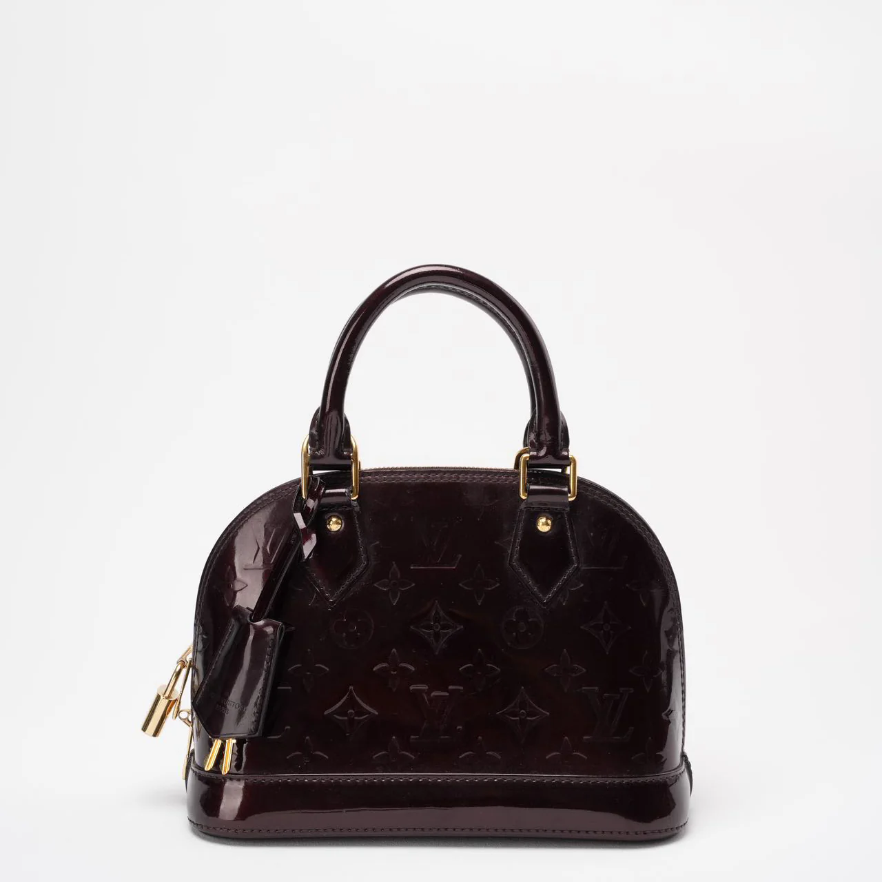 Louis Vuitton Purple Amarante Monogram Vernis Alma BB Bag