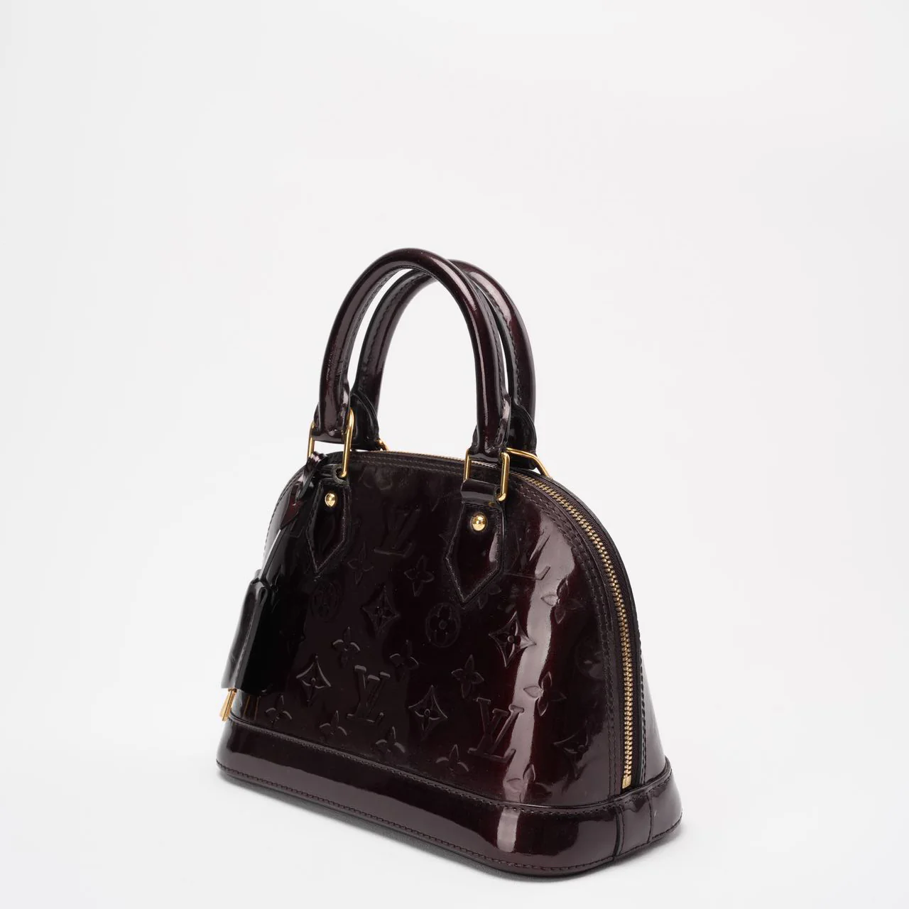 Louis Vuitton Purple Amarante Monogram Vernis Alma BB Bag