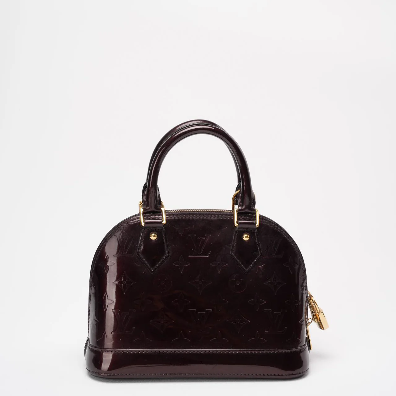 Louis Vuitton Purple Amarante Monogram Vernis Alma BB Bag