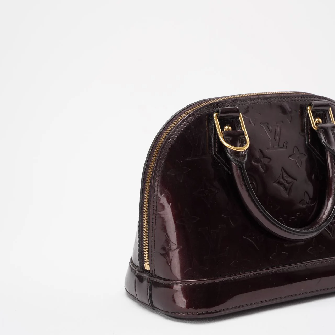 Louis Vuitton Purple Amarante Monogram Vernis Alma BB Bag