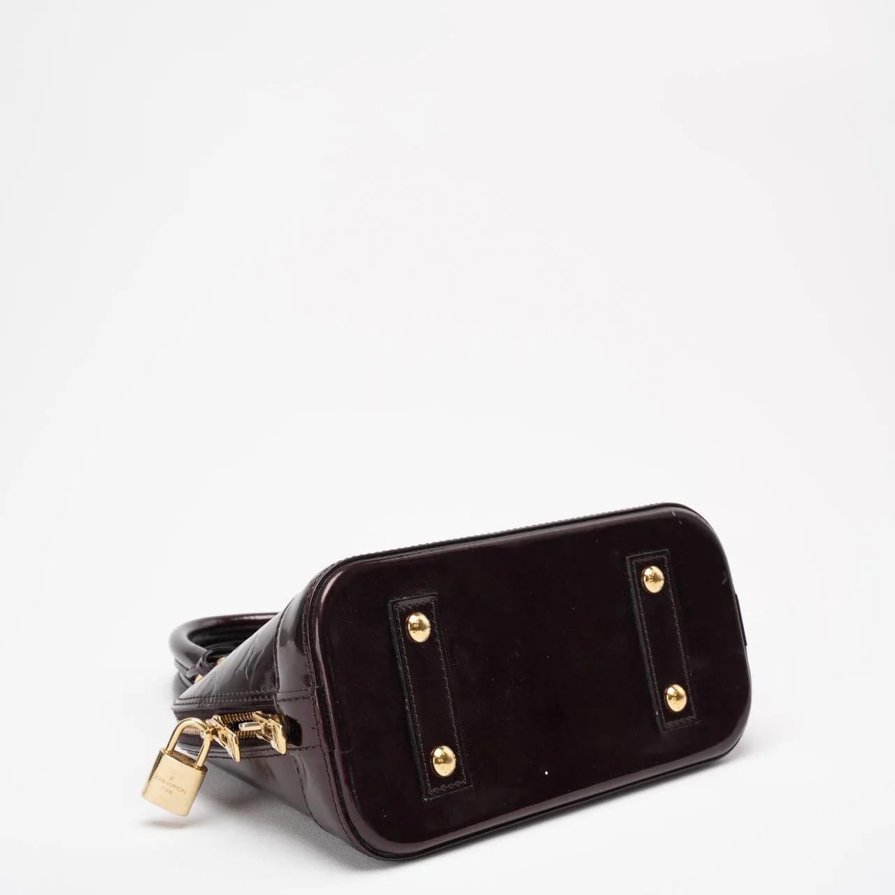 Louis Vuitton Purple Amarante Monogram Vernis Alma BB Bag