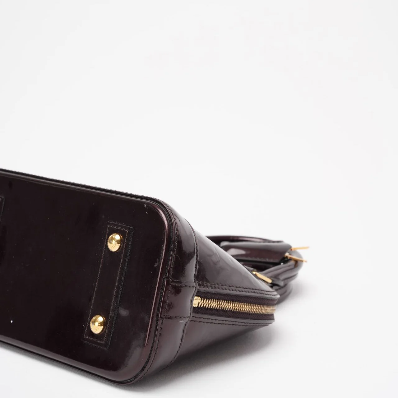 Louis Vuitton Purple Amarante Monogram Vernis Alma BB Bag