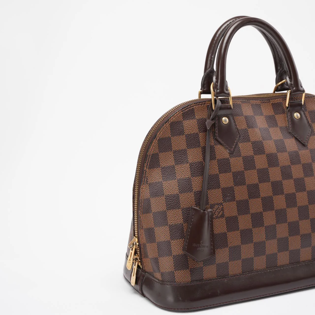 Louis Vuitton Damier Ebene Canvas Alma PM Bag