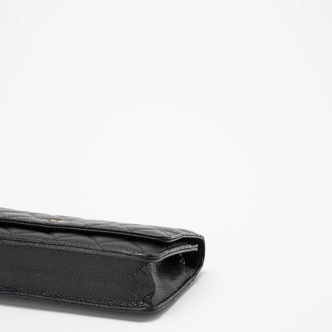 Chanel Black Classic Wallet on Chain WOC Bag Caviar 2013-2014