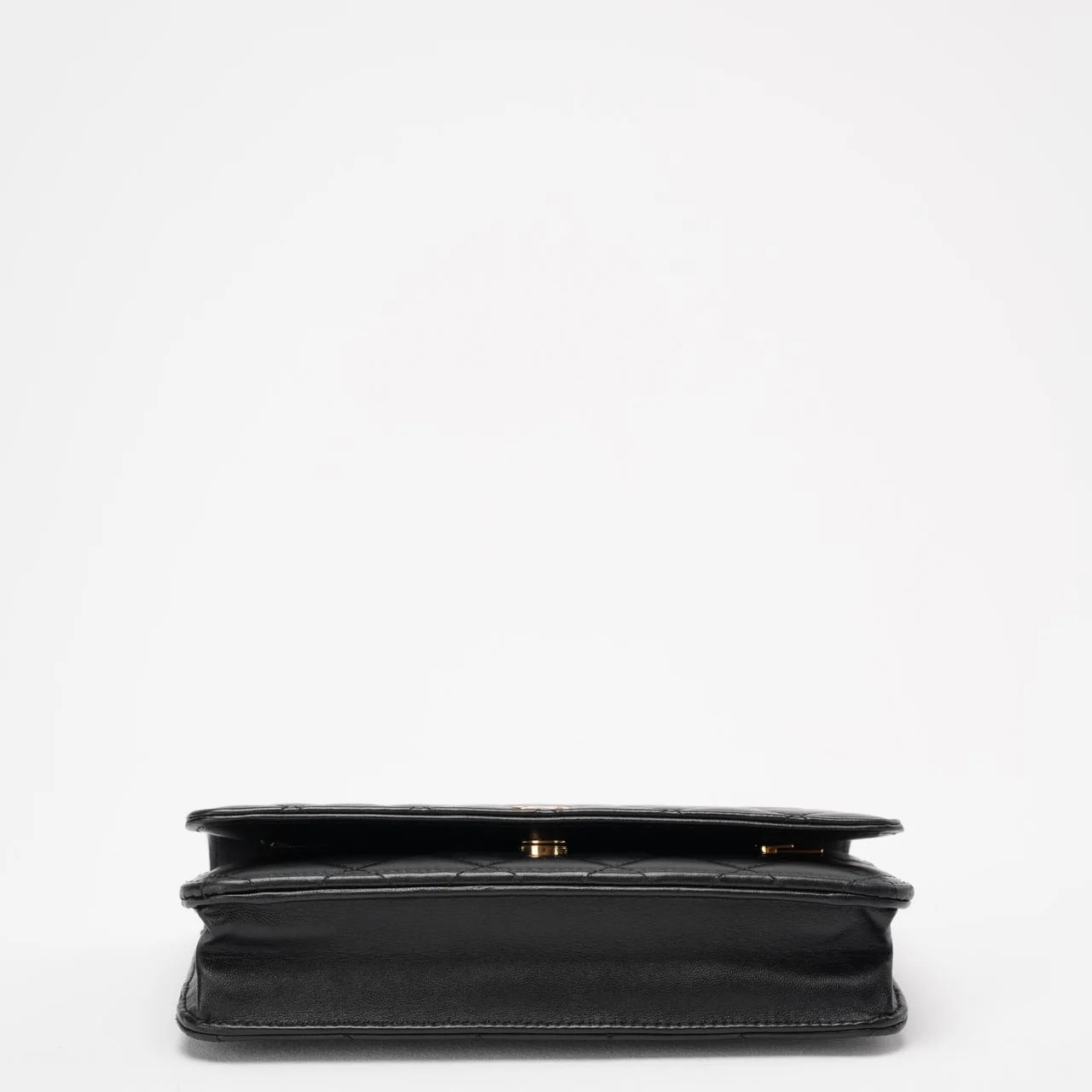 Chanel Black Wallet on Chain Bag Lambskin 2019