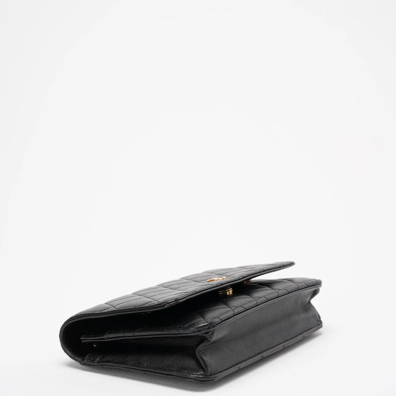 Chanel Black Wallet on Chain Bag Lambskin 2019