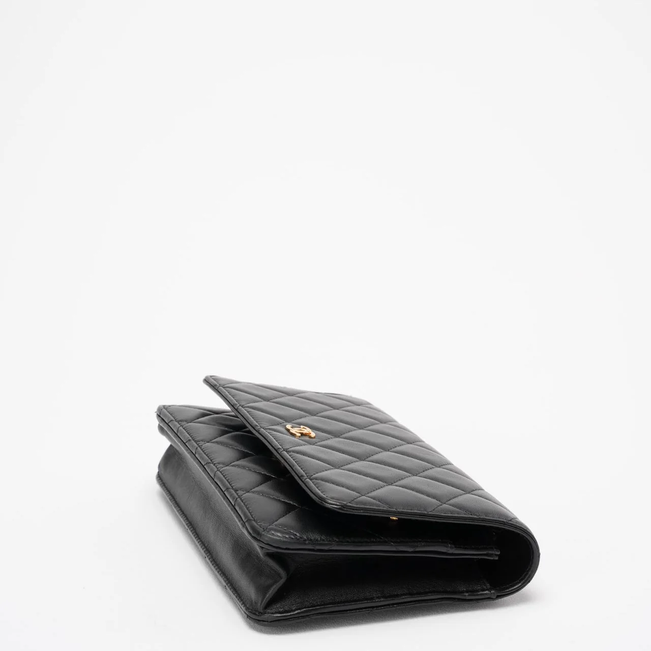 Chanel Black Wallet on Chain Bag Lambskin 2019