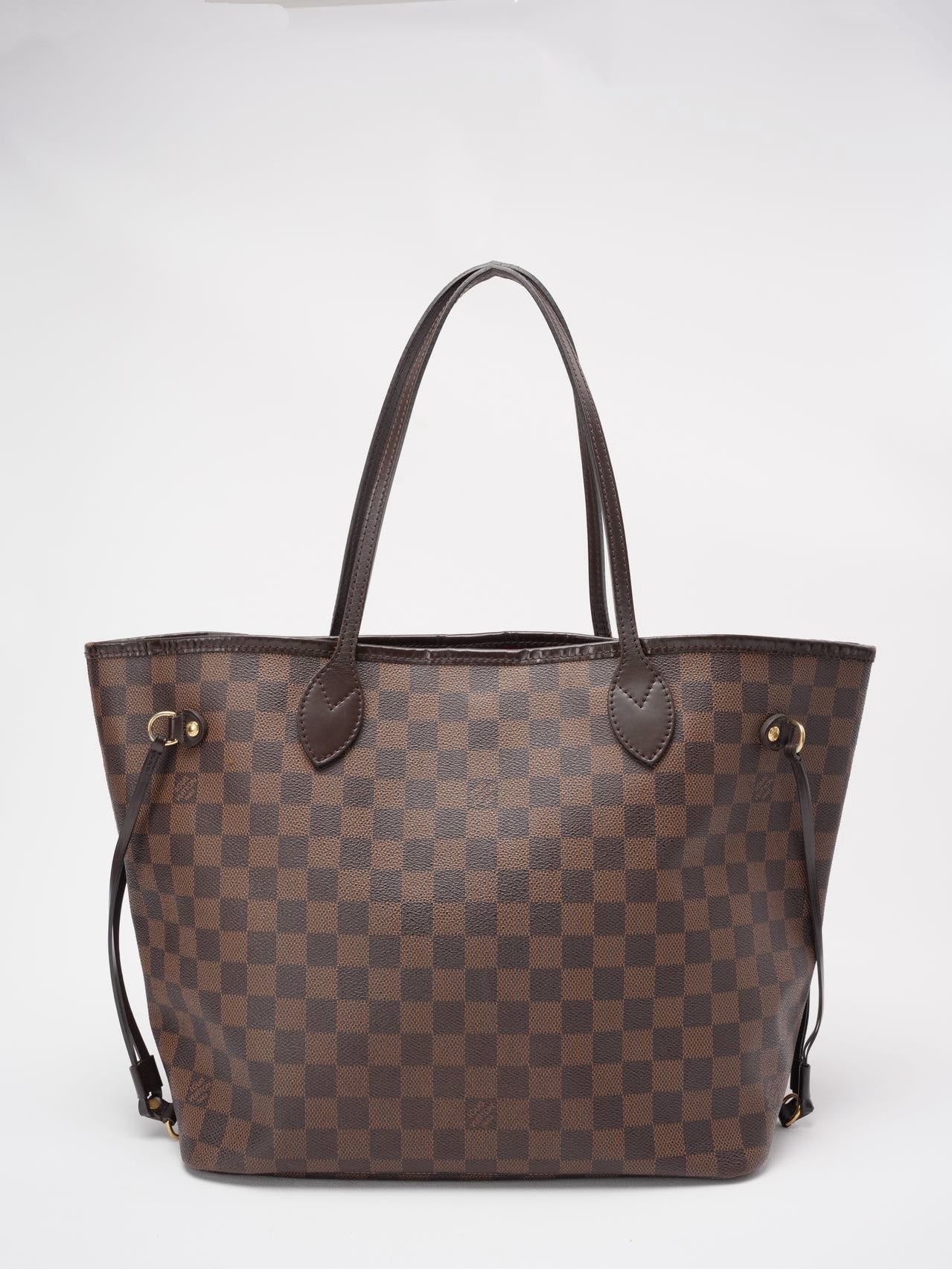 Louis Vuitton Damier Ebene Neverfull MM Tote Bag 2009