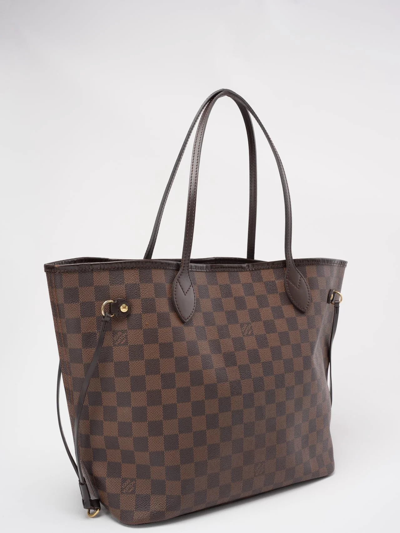 Louis Vuitton Damier Ebene Neverfull MM Tote Bag 2009