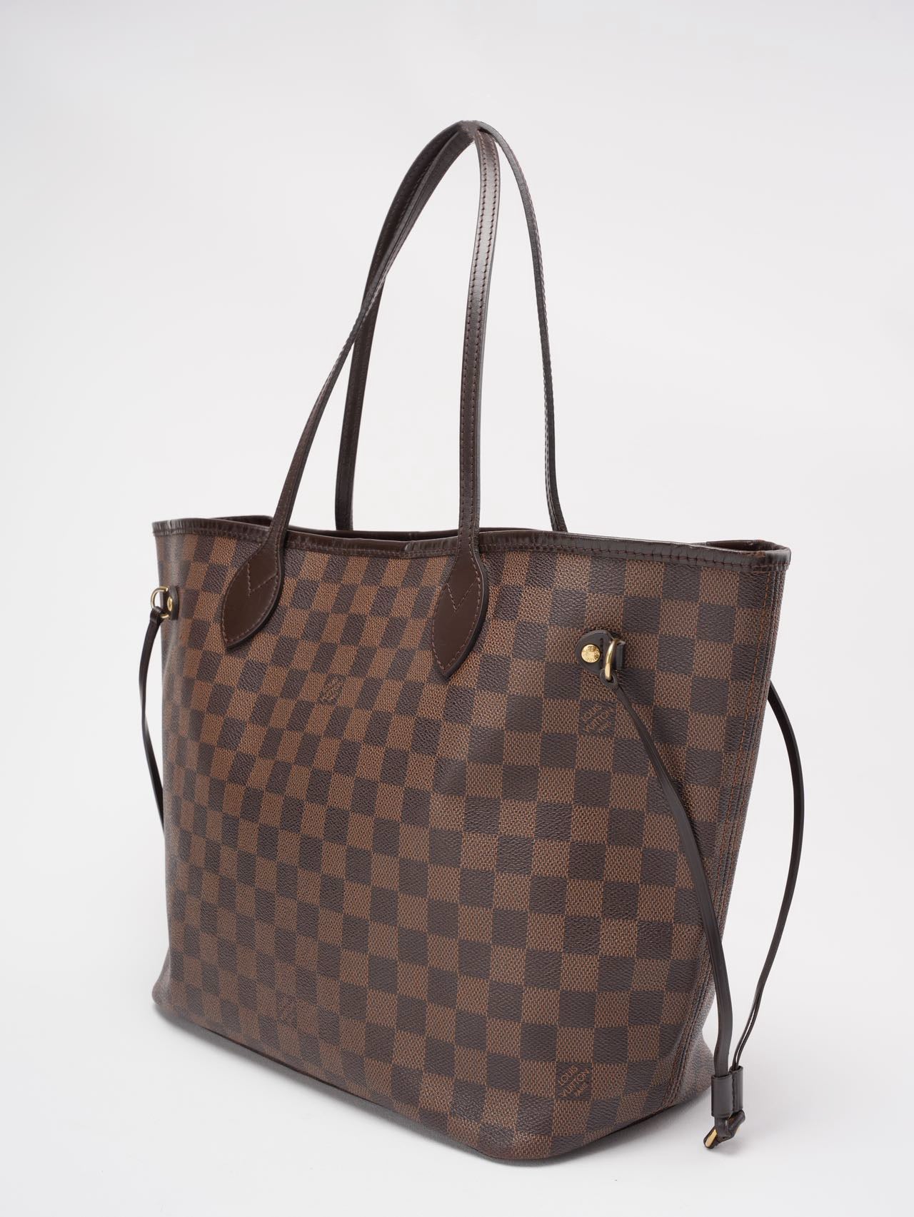 Louis Vuitton Damier Ebene Neverfull MM Tote Bag 2009