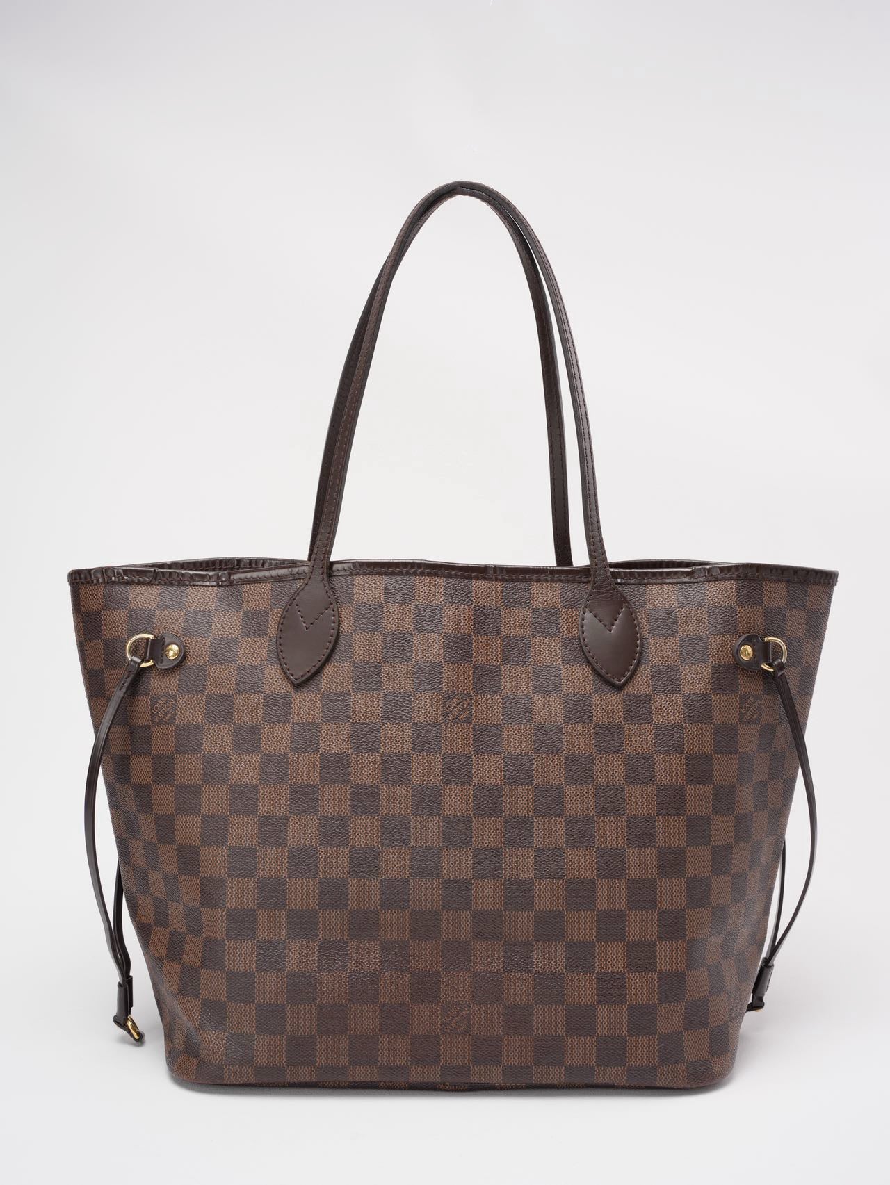 Louis Vuitton Damier Ebene Neverfull MM Tote Bag 2009