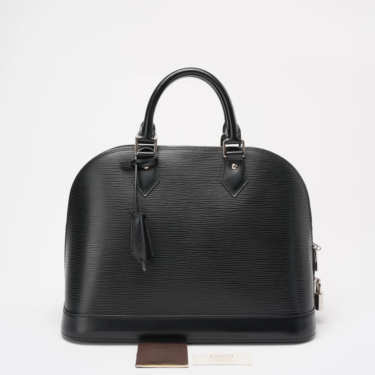 Louis Vuitton Black Epi Alma PM Bag 2014