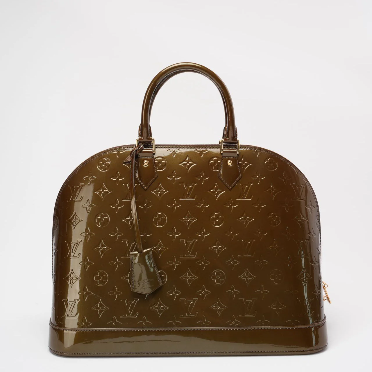 Louis Vuitton Green Monogram Vernis Alma GM 2009
