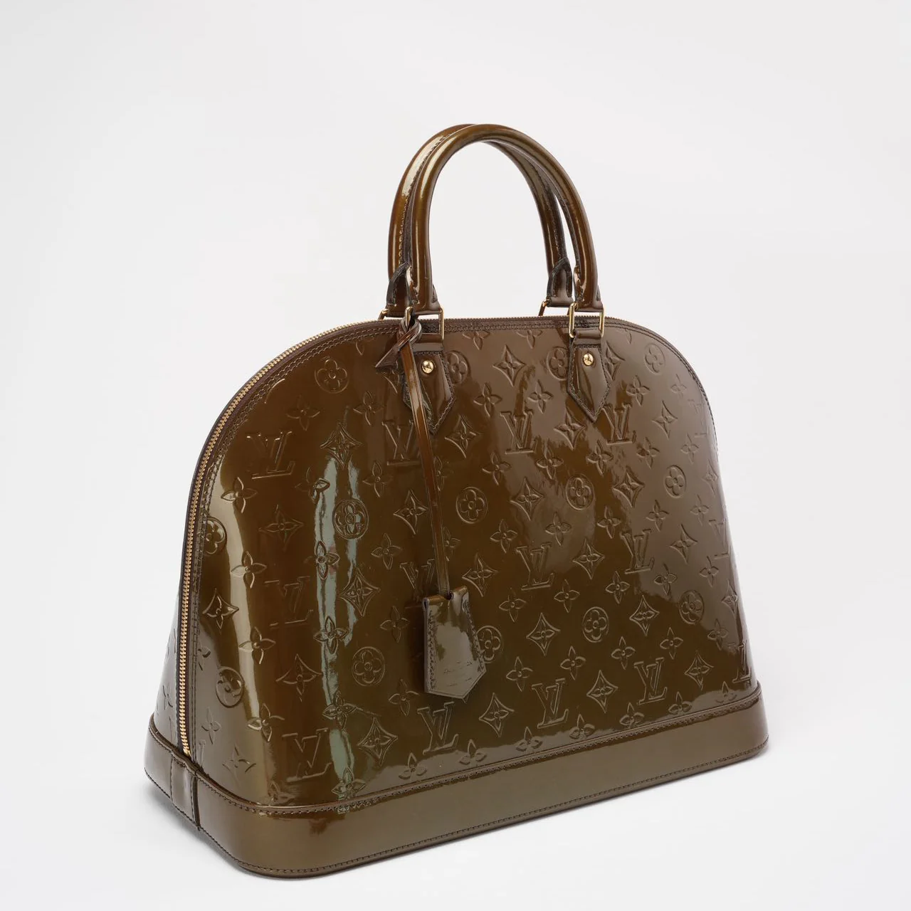 Louis Vuitton Green Monogram Vernis Alma GM 2009