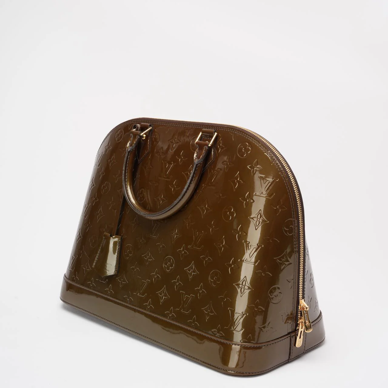 Louis Vuitton Green Monogram Vernis Alma GM 2009