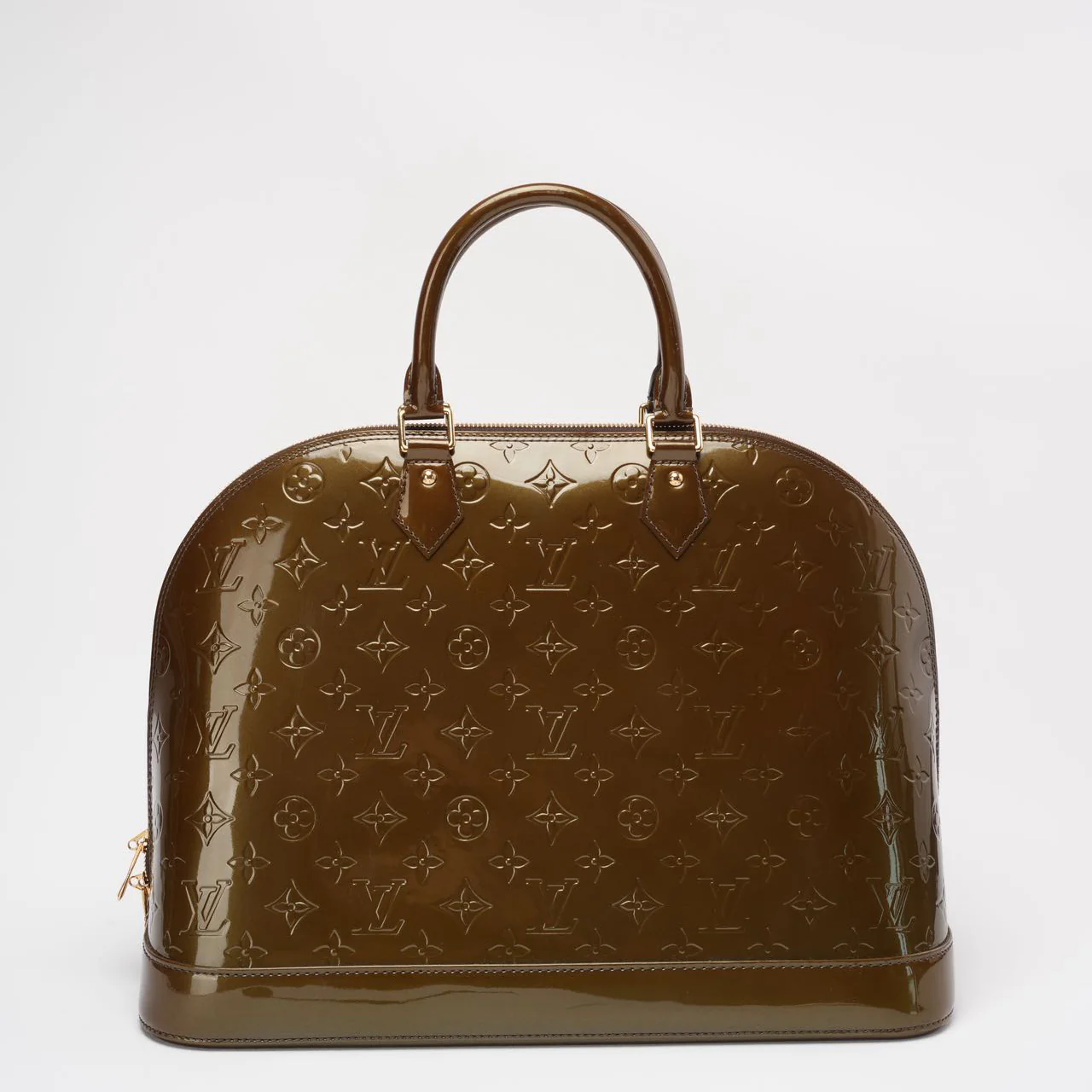 Louis Vuitton Green Monogram Vernis Alma GM 2009