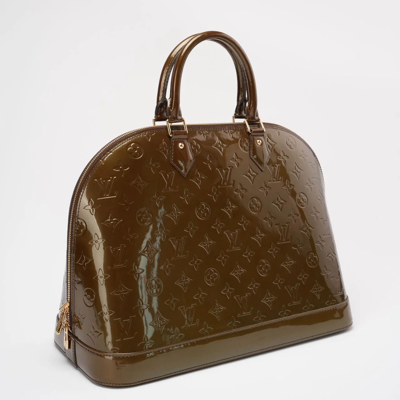 Louis Vuitton Green Monogram Vernis Alma GM 2009