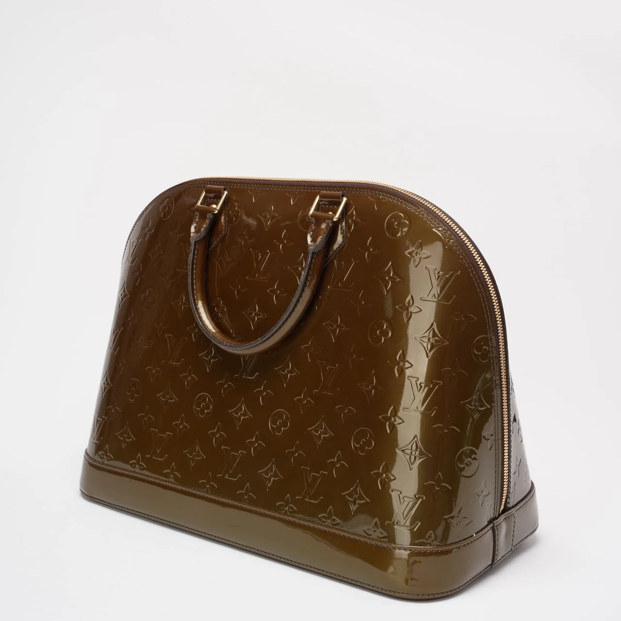 Louis Vuitton Green Monogram Vernis Alma GM 2009