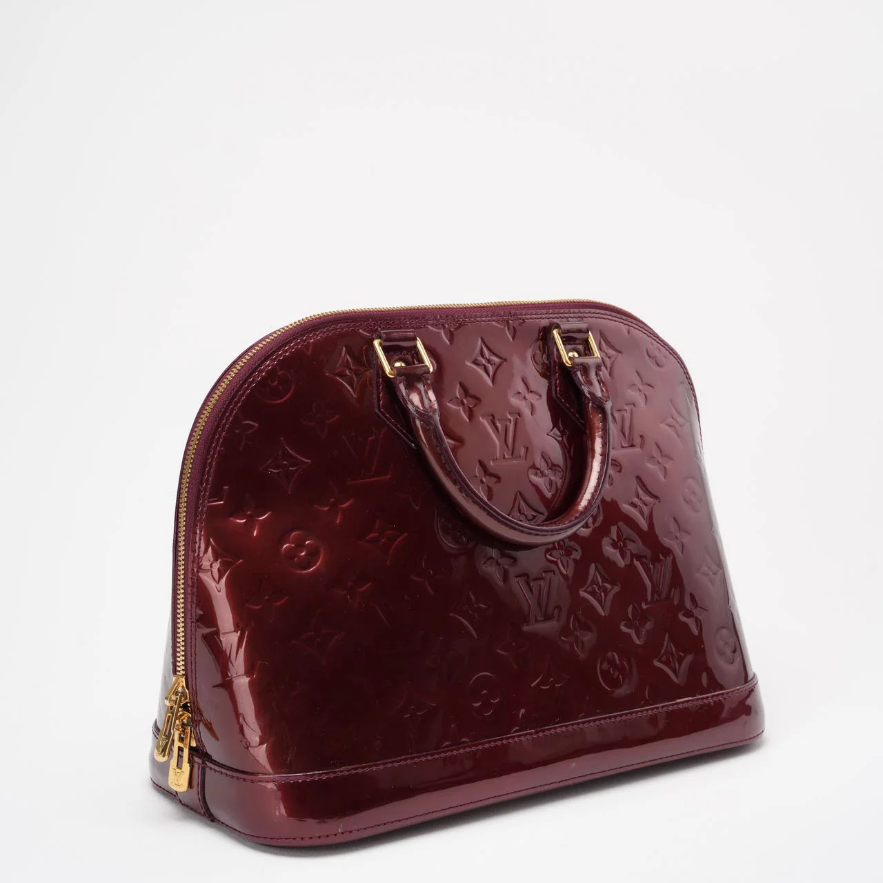 Louis Vuitton Burgundy red   Monogram Vernis Alma PM 2018