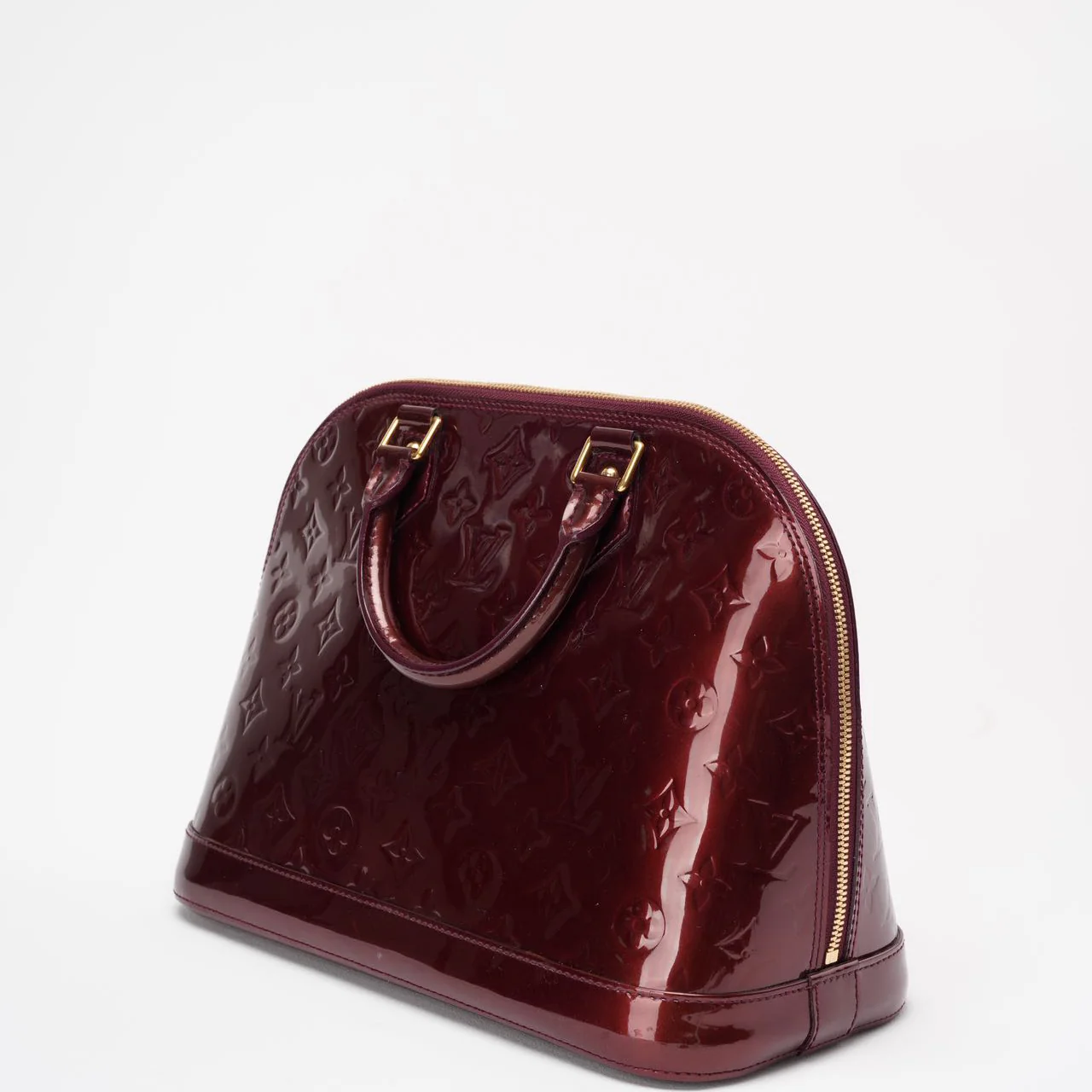 Louis Vuitton Burgundy red   Monogram Vernis Alma PM 2018