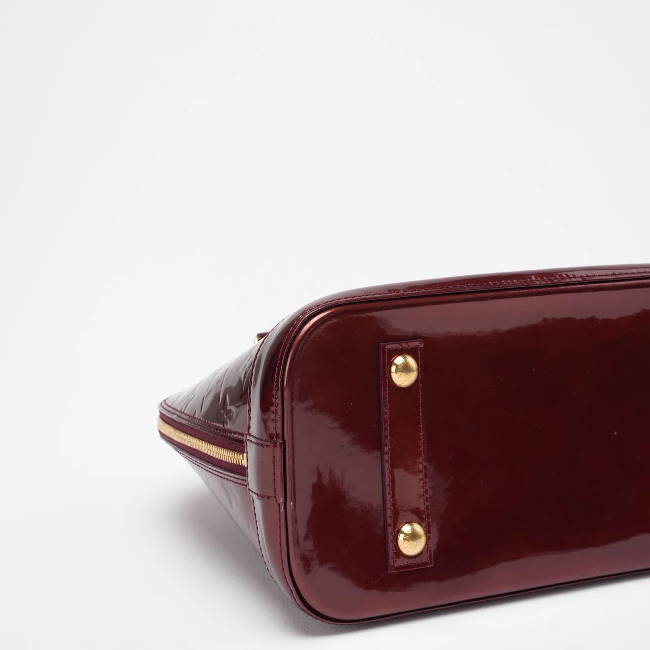 Louis Vuitton Burgundy red   Monogram Vernis Alma PM 2018