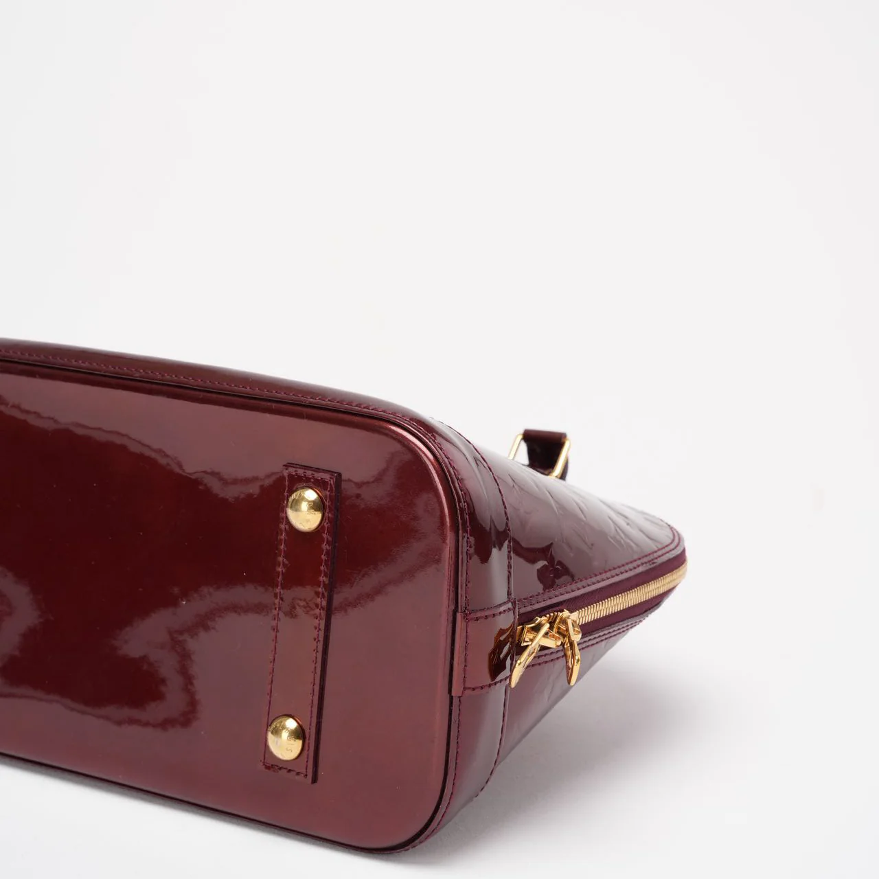 Louis Vuitton Burgundy red   Monogram Vernis Alma PM 2018