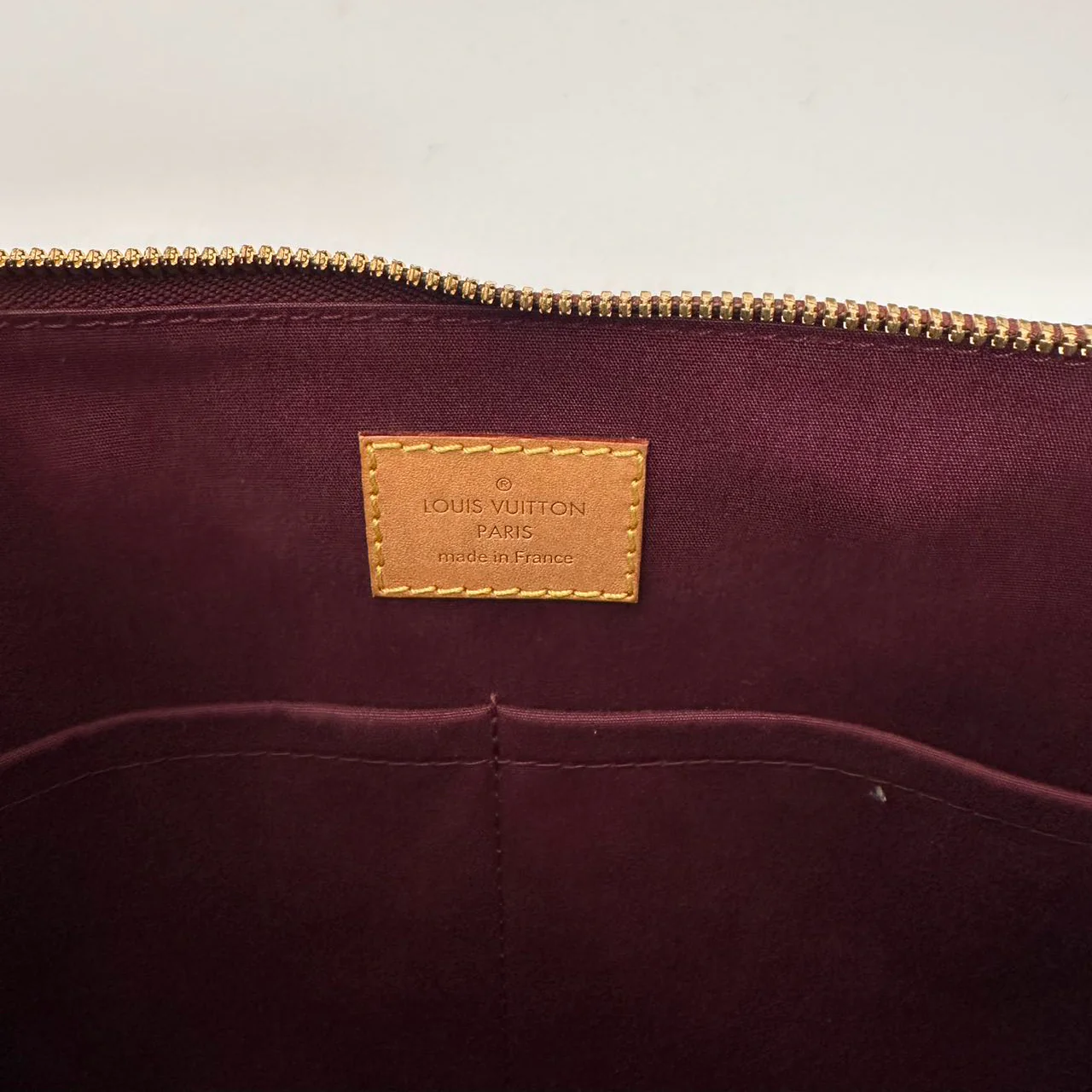 Louis Vuitton Burgundy red   Monogram Vernis Alma PM 2018
