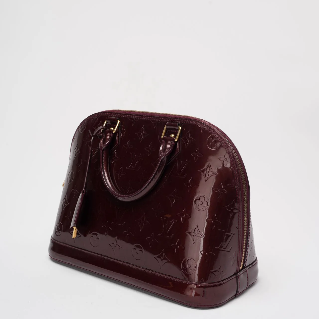 Louis Vuitton Burgundy Vernis Monogram Alma PM