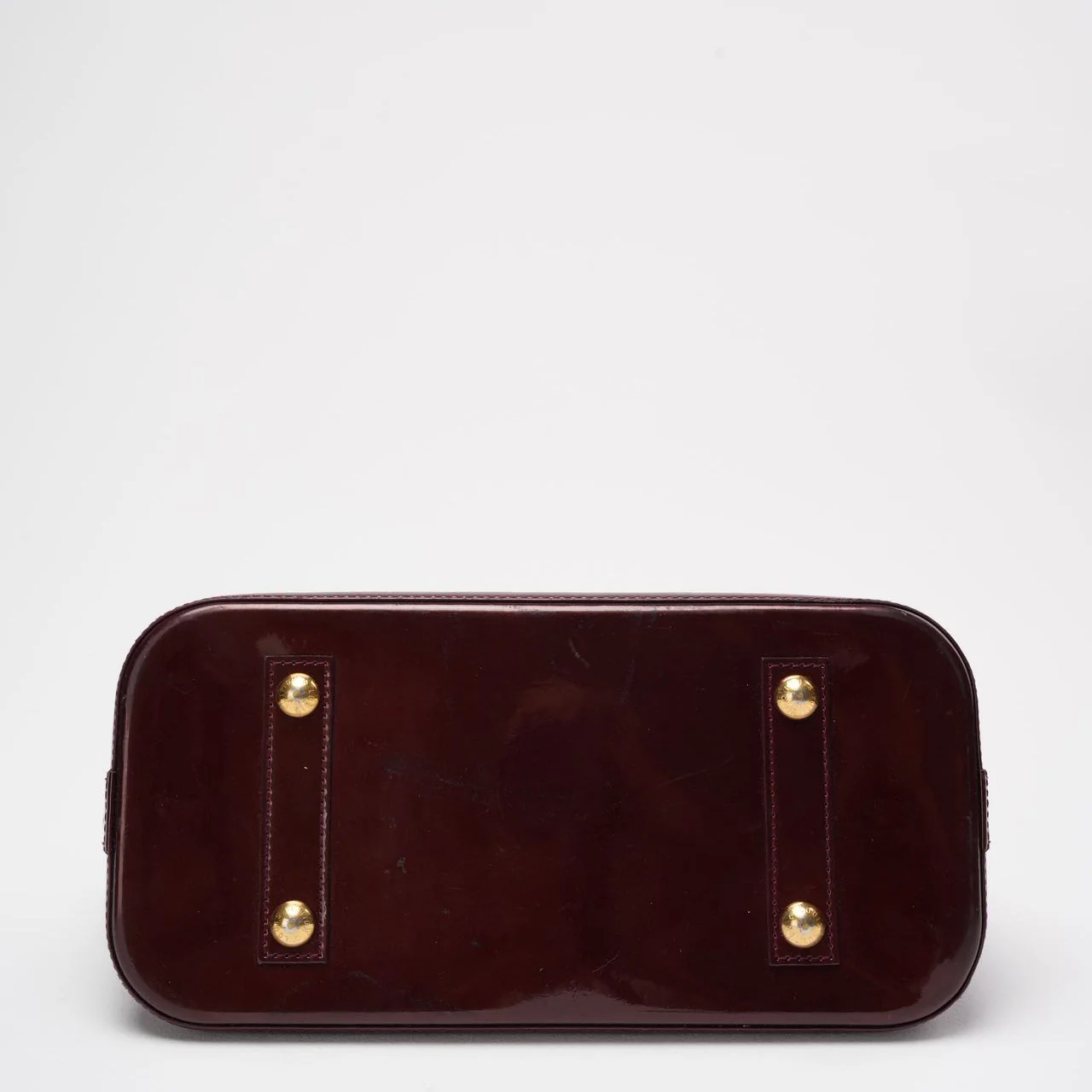 Louis Vuitton Burgundy Vernis Monogram Alma PM