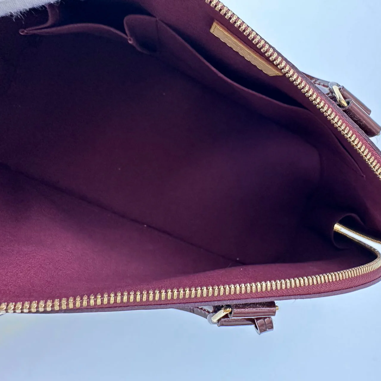 Louis Vuitton Burgundy Vernis Monogram Alma PM
