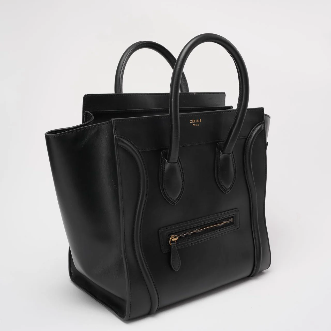 Celine Black Luggage Medium Tote 2012