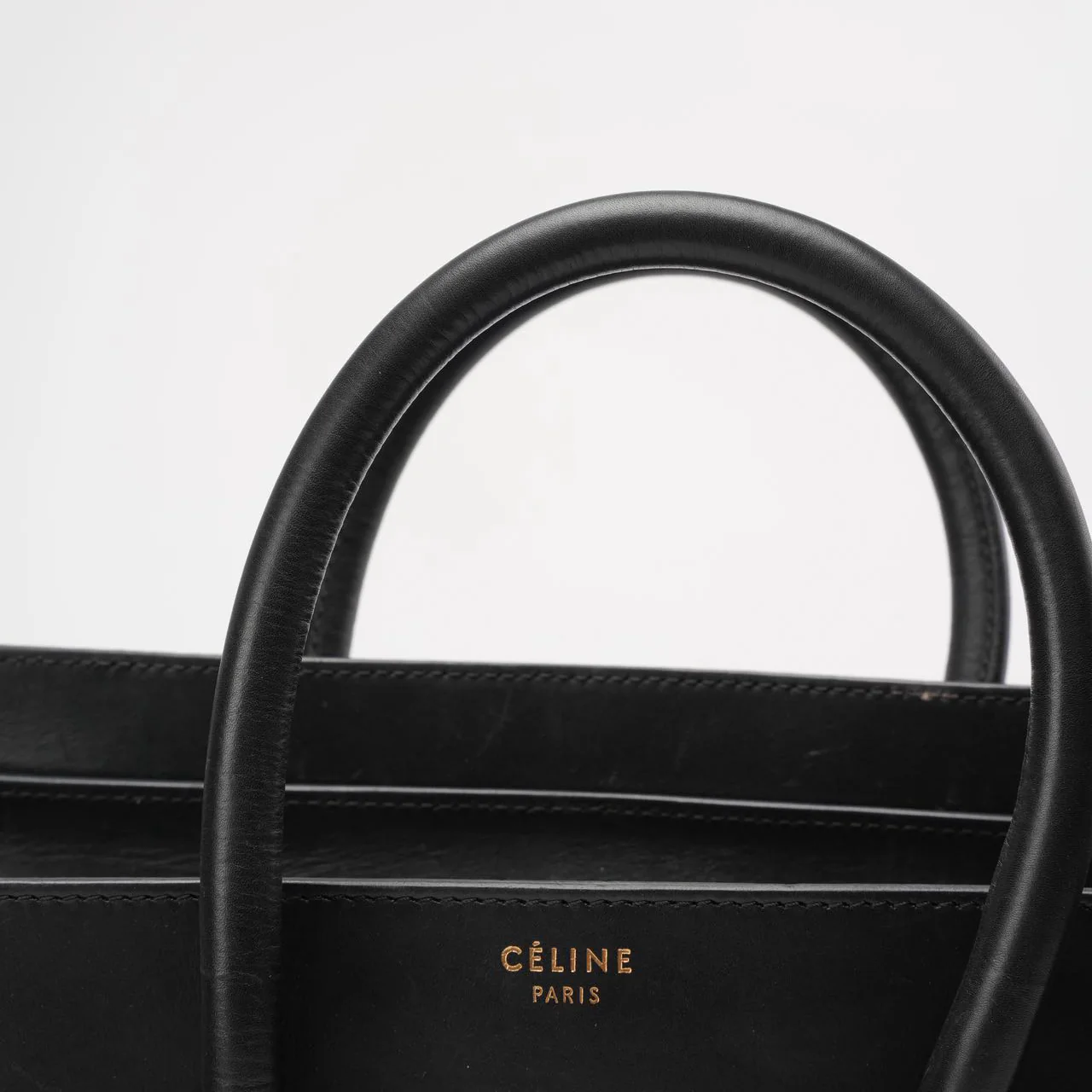 Celine Black Luggage Medium Tote 2012