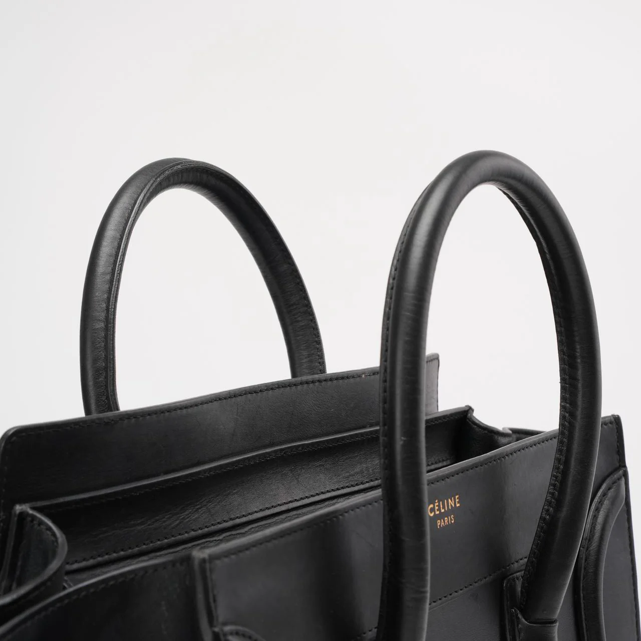 Celine Black Luggage Medium Tote 2012