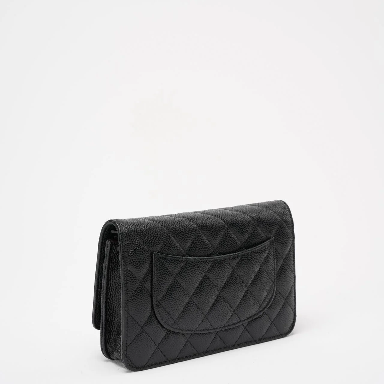 Chanel Black Classic Wallet on Chain (WOC) Caviar 2013-2014