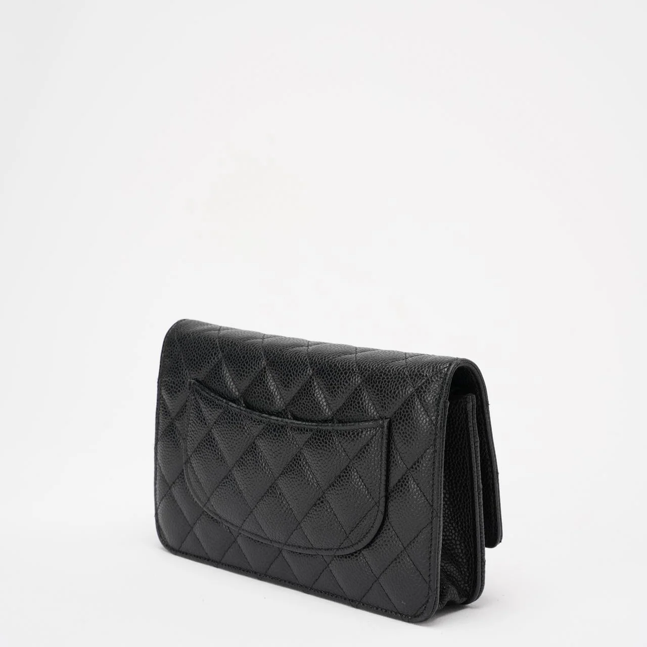 Chanel Black Classic Wallet on Chain (WOC) Caviar 2013-2014