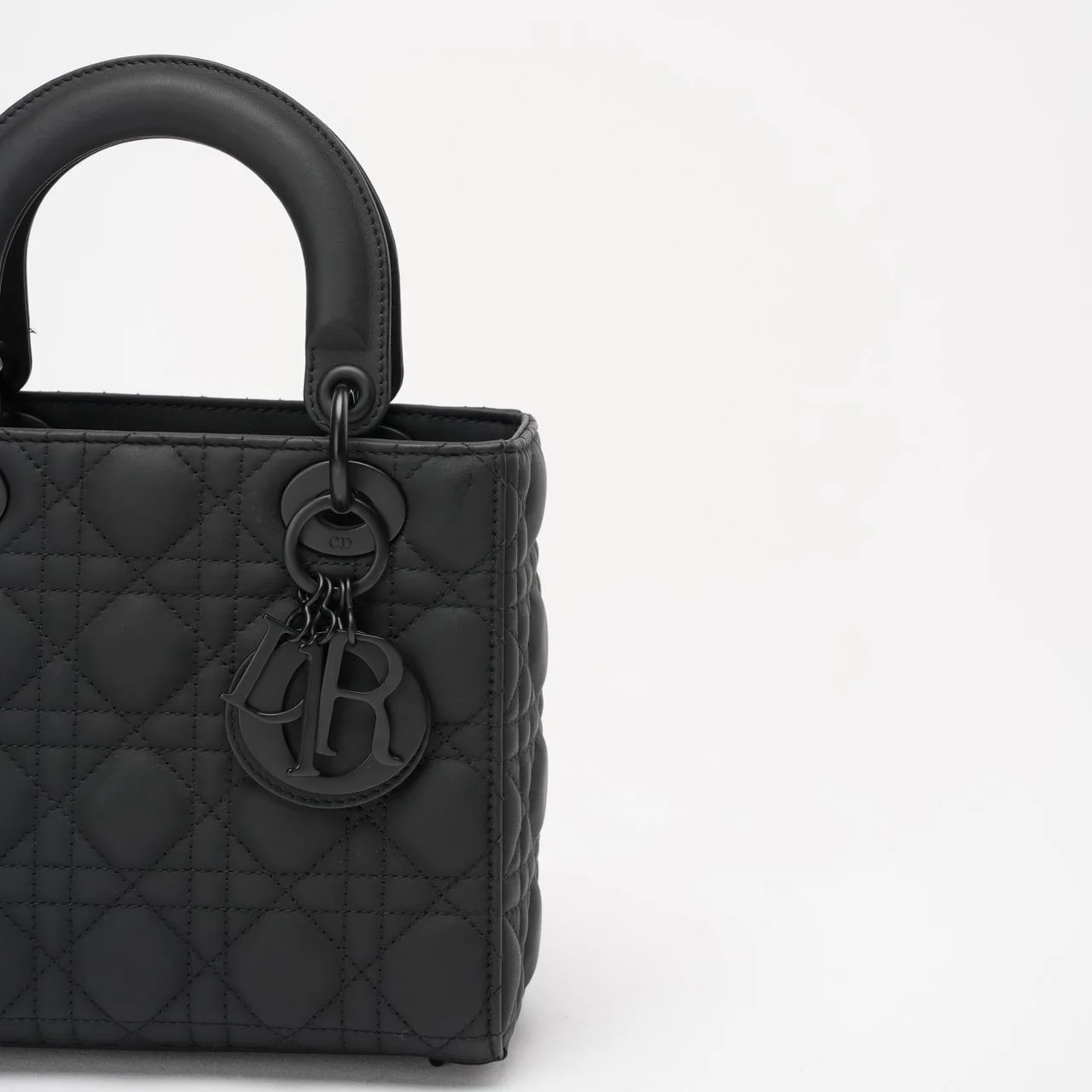 Christian Dior Cannage Small My ABC Dior Lady Dior Black