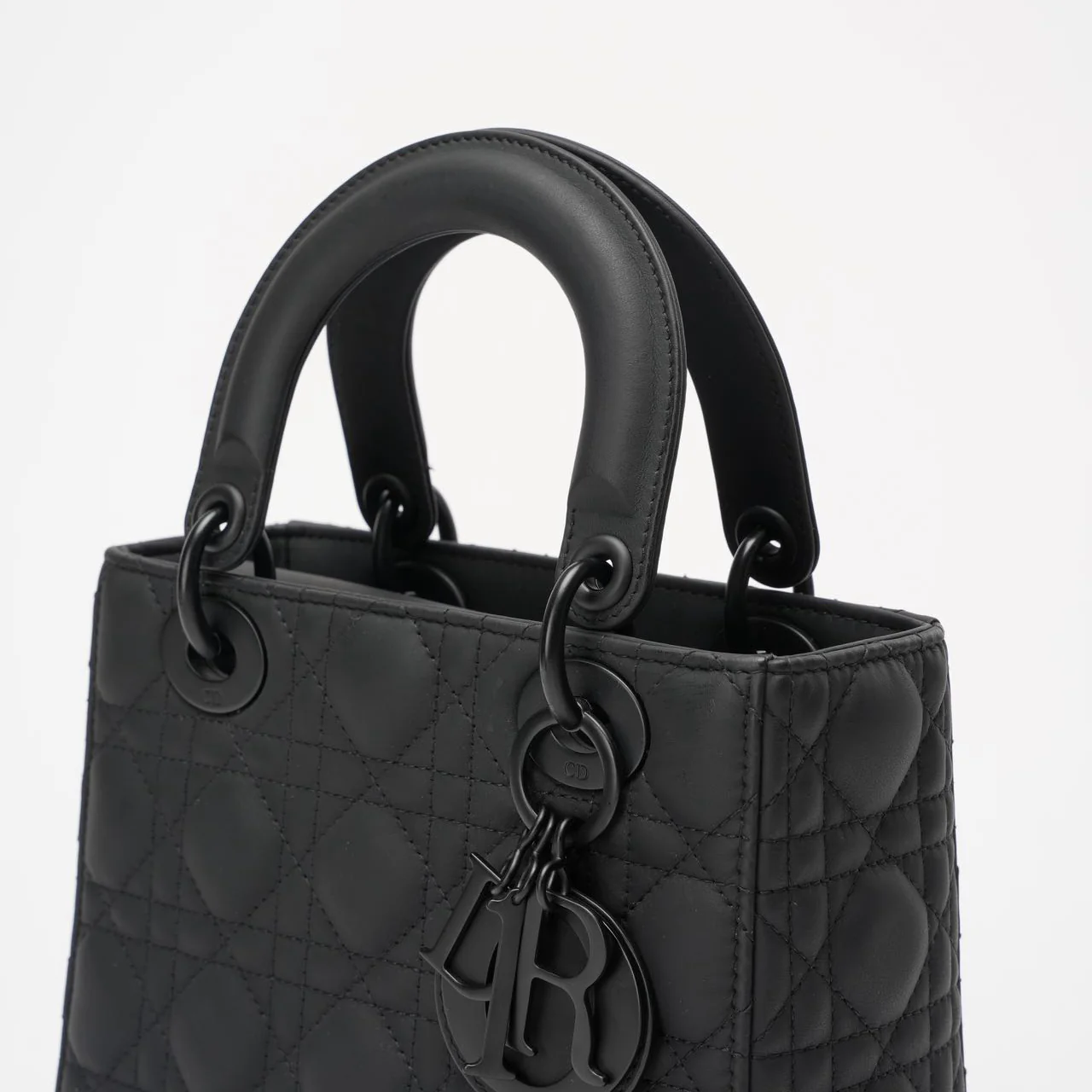 Christian Dior Cannage Small My ABC Dior Lady Dior Black