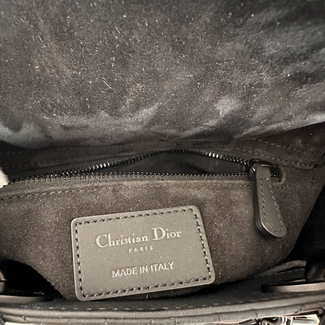 Christian Dior Cannage Small My ABC Dior Lady Dior Black