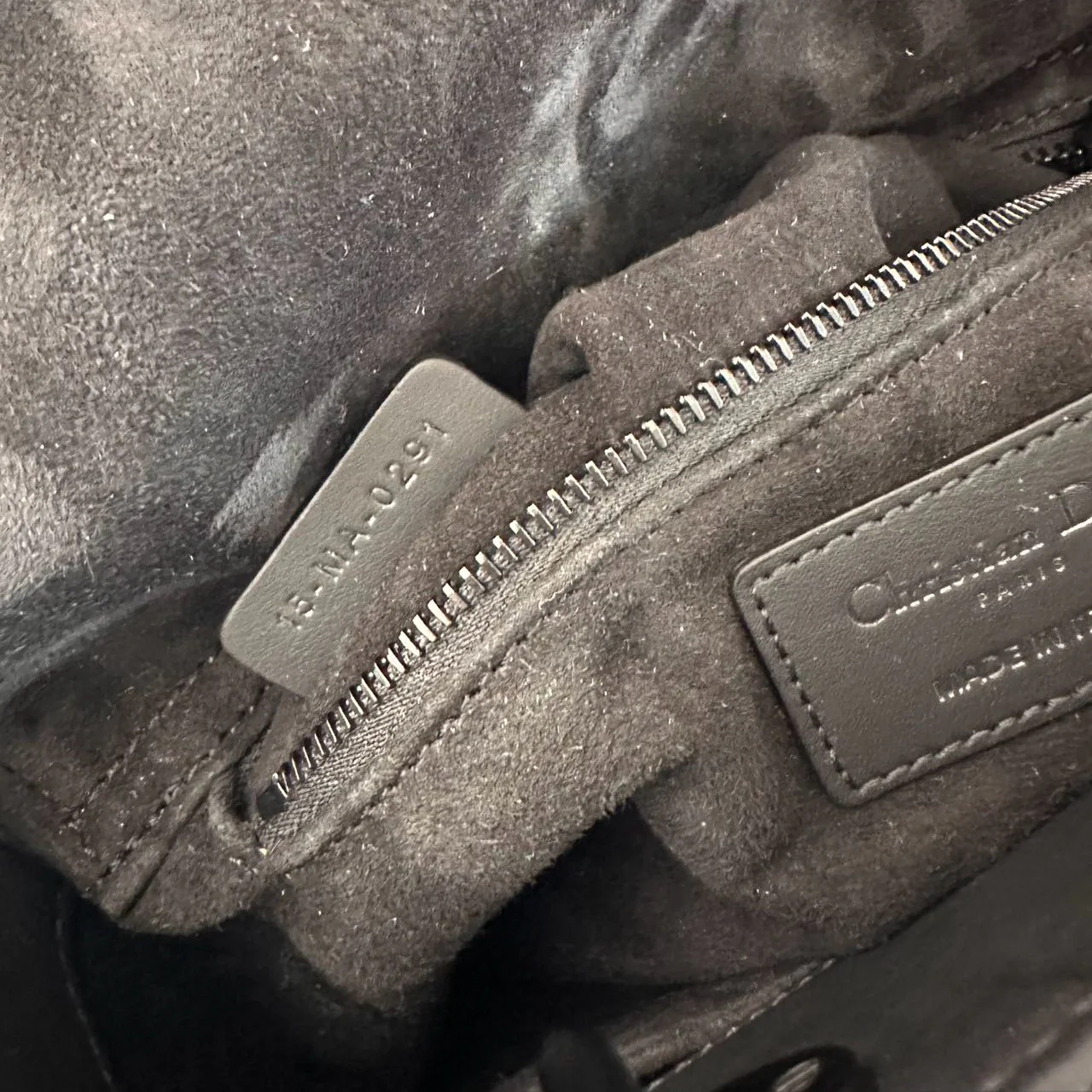 Christian Dior Cannage Small My ABC Dior Lady Dior Black