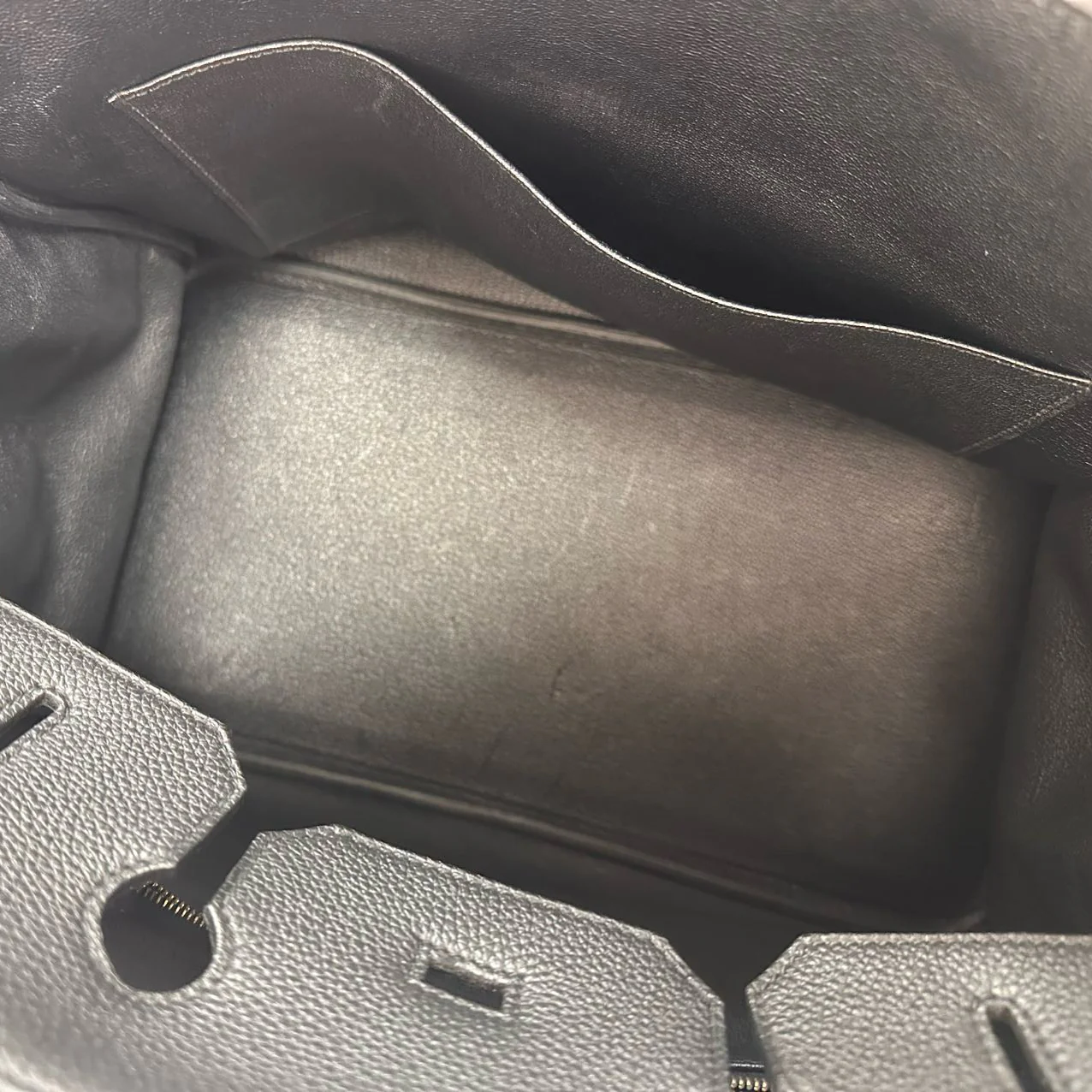 Hermes Black Birkin 35 Togo Leather 2014