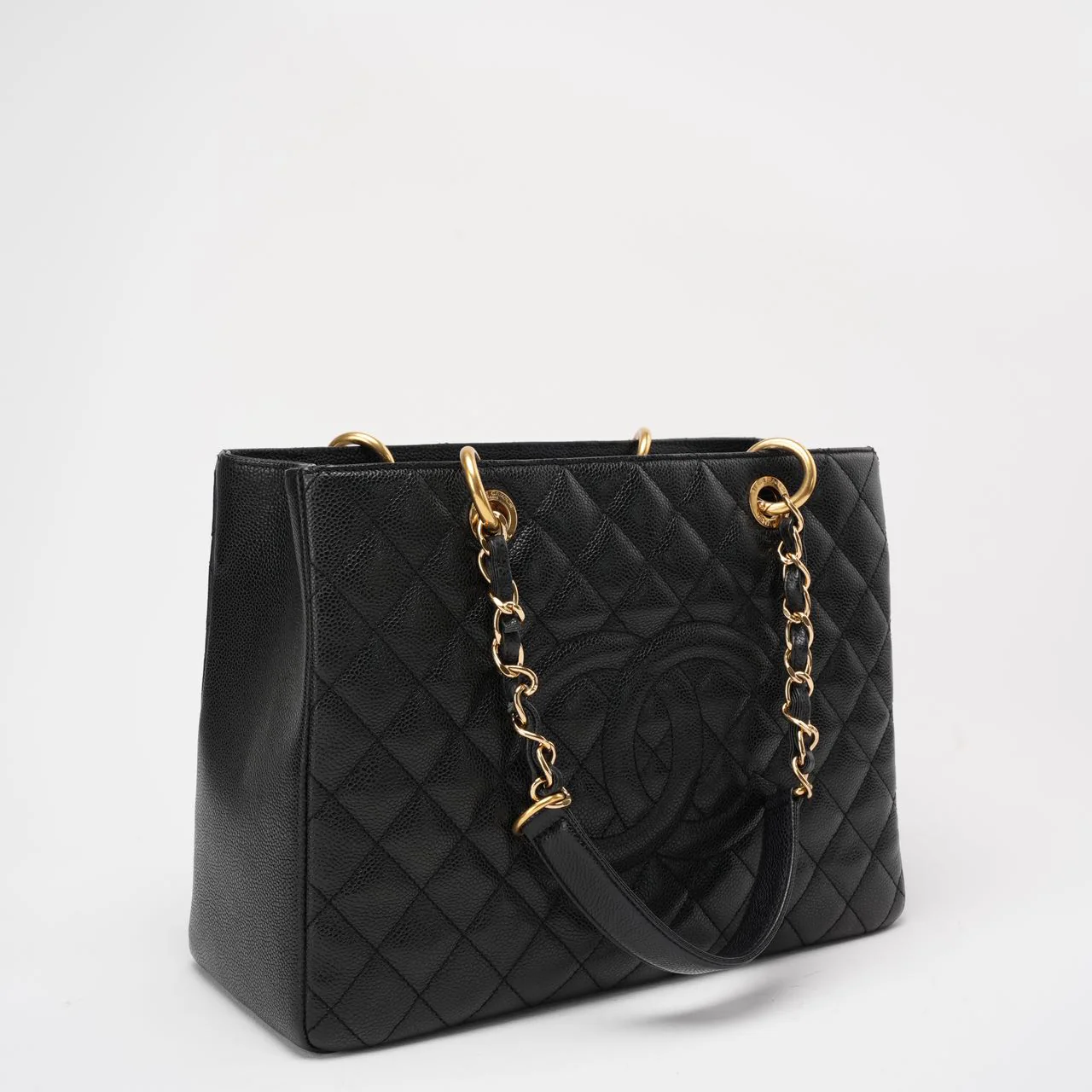 Chanel Black Grand Shopping Tote (GST) 2014-2015
