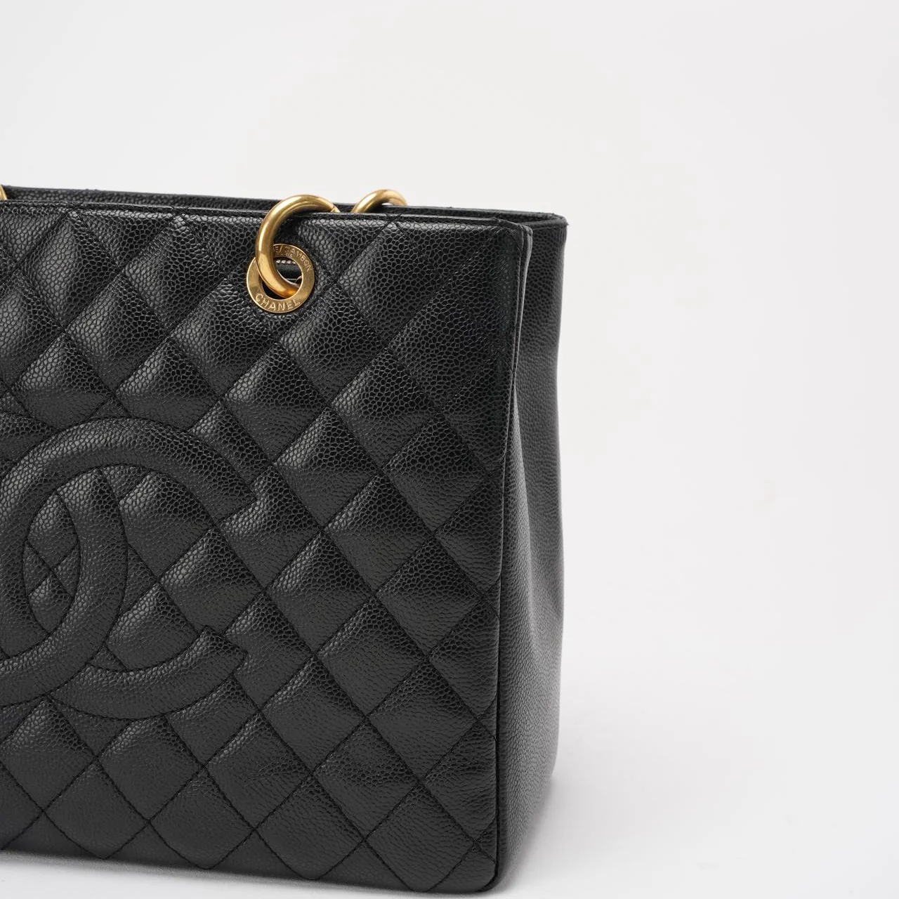Chanel Black Grand Shopping Tote (GST) 2014-2015