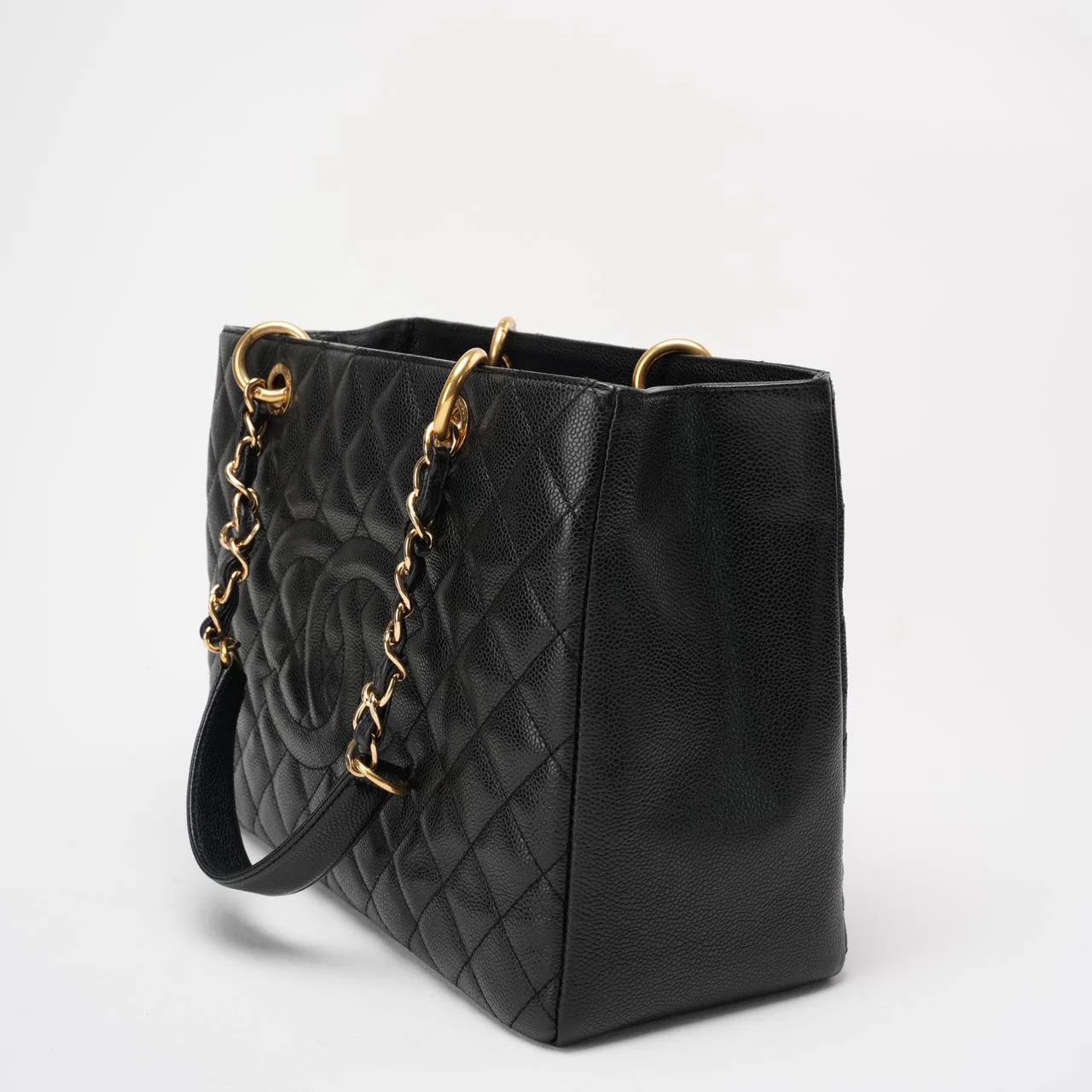Chanel Black Grand Shopping Tote (GST) 2014-2015