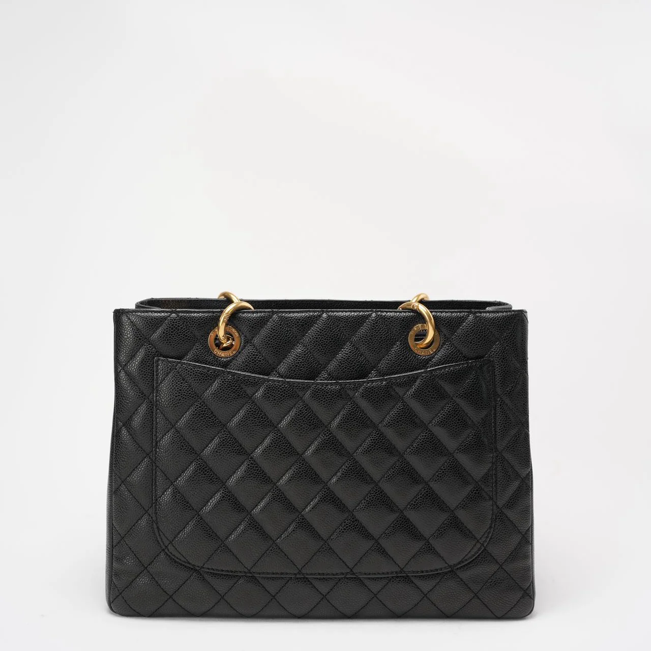 Chanel Black Grand Shopping Tote (GST) 2014-2015