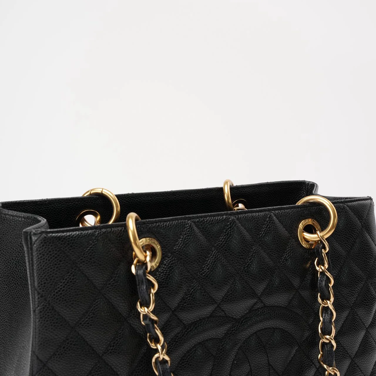 Chanel Black Grand Shopping Tote (GST) 2014-2015