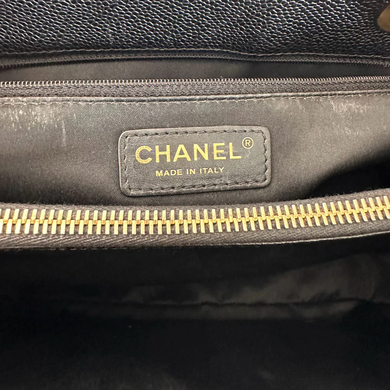 Chanel Black Grand Shopping Tote (GST) 2014-2015