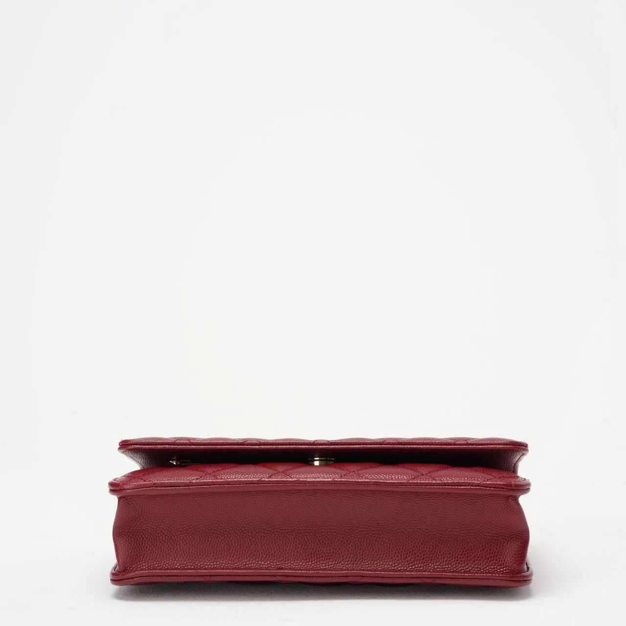 Chanel Burgundy Wallet on Chain WOC Caviar 2019